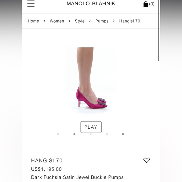 ‼️$1200 MANOLO NEW‼️STEAL‼️HOST PICK‼️ - Picture 4 of 10